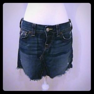 True Religion Denim Mini Skirt